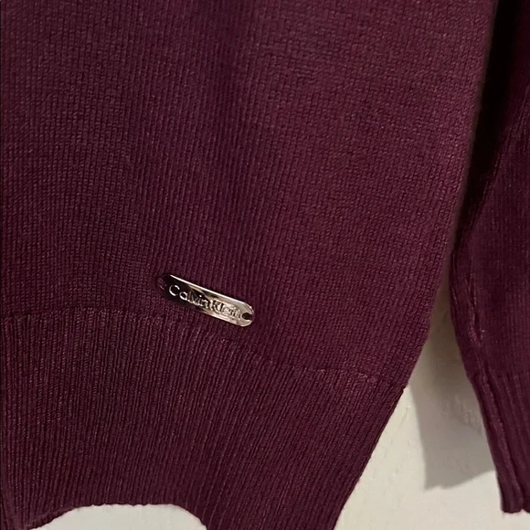 Calvin Klein Cream or Burgundy Soft Turtleneck Sweaters Large New - Picture 11 of 16